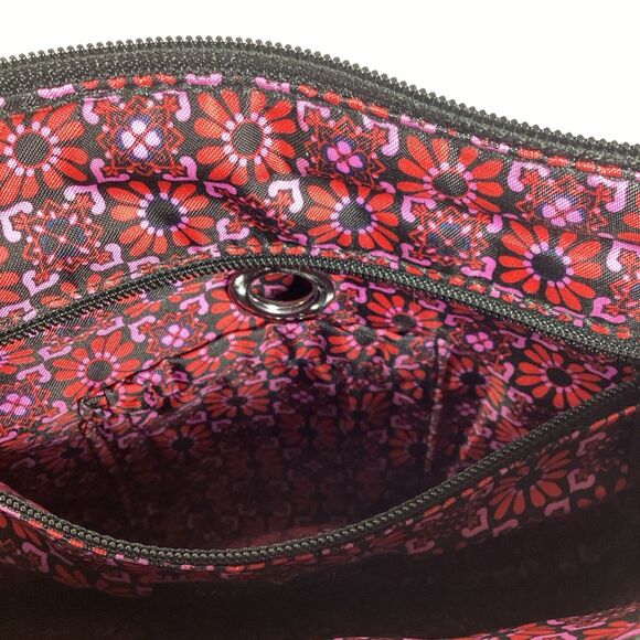 Vera Bradley Crossbody Purse Mosaic Tile Pink Blue Black - Picture 6 of 6